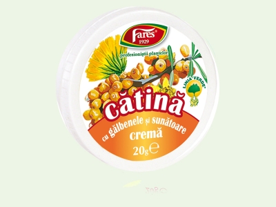 CREMA CATINA cu galbenele si sunatoare - P130