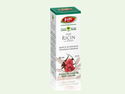 ULEI DE RICIN cu senna si menta - D77