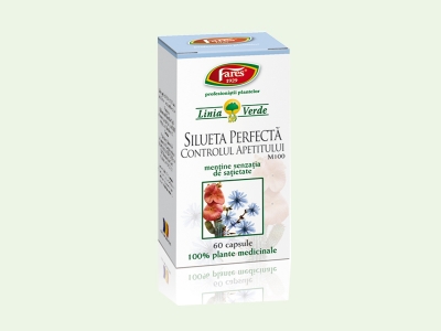 SILUETA PERFECTĂ CONTROLUL APETITULUI cu HOODIA SI SPIRULINA� M100, cps